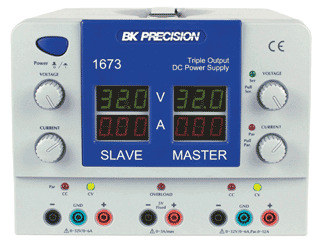 1673 BK PRECISION TRIPLE OUTPUT DC POWER SUPPLY