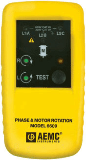 2121.11 AEMC - MODEL 6609 ROTATION METER