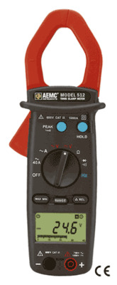 2117.68 AEMC - MODEL 512 CLAMP-ON METER