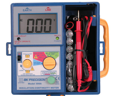 308A BK PRECISION DIGITAL INSULATION & CONTINUITY METER