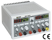 2130.07 AEMC MODEL # AX503 DC POWER SUPPLY