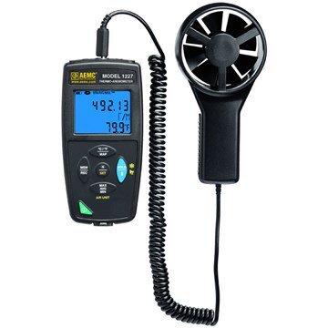 2121.72 AEMC - MODEL CA 1227 THERMO-ANEMOMETER