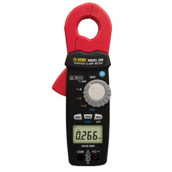 2139.83 AEMC - MODEL 566 CLAMP-ON METER