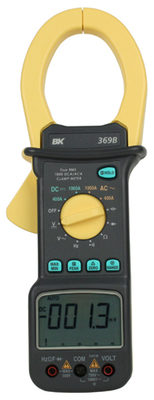 369B BK PRECISION AC/DC MULTIFUNCTION TRUE RMS CURRENT CLAMP METER