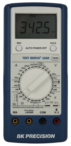 388B BK PRECISION TEST BENCH DMM IN NEW RUBBERIZED CASE