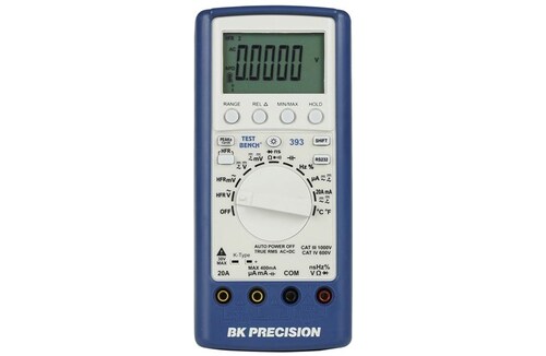 393 - 60,000 Count True RMS Multimeter with USB Interface