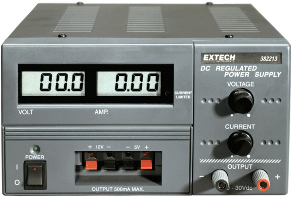 382213 EXTECH - DIGITAL TRIPLE OUTPUT DC