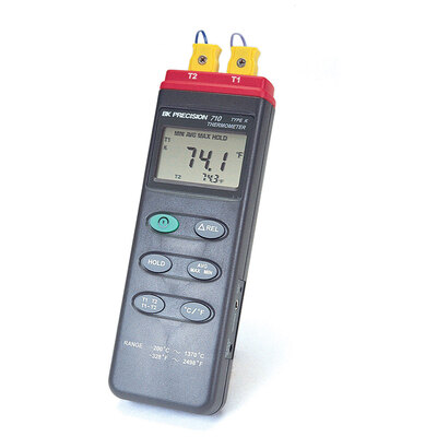 715 BK PRECISION DATALOGGING TEMPERATURE METER, DUAL INPUT