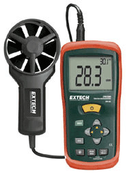 AN100 EXTECH - CFM/CMM MINI THERMO-ANEMOMETER