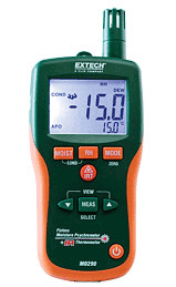 MO290-NISTL EXTECH - PINLESS MOISTURE PSYCHRO