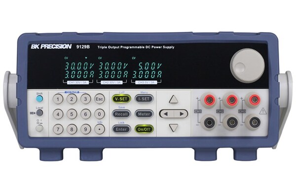 9129B - Triple Output Power Supply 2 x 30V/3A x 1 x 5V