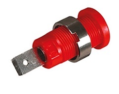 CT2238-2 RED CAL TEST,4MM INSL.BAN.JACK