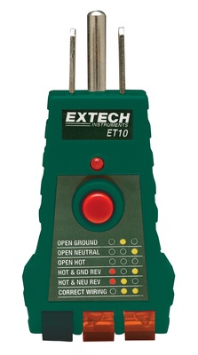 ET10 - GFCI RECEPTACLE TESTER