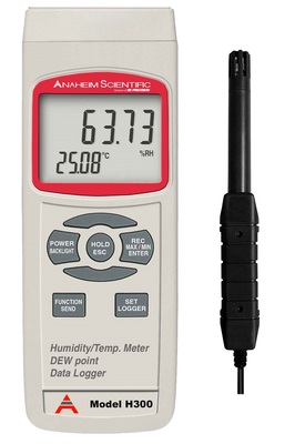 H300 - HUMIDITY/TEMPERATURE METER WITH DEW POINT AND DATA LOGGER