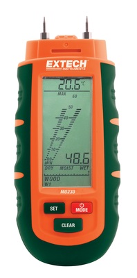 MO230 - POCKET MOISTURE METER WITH HUMIDITY