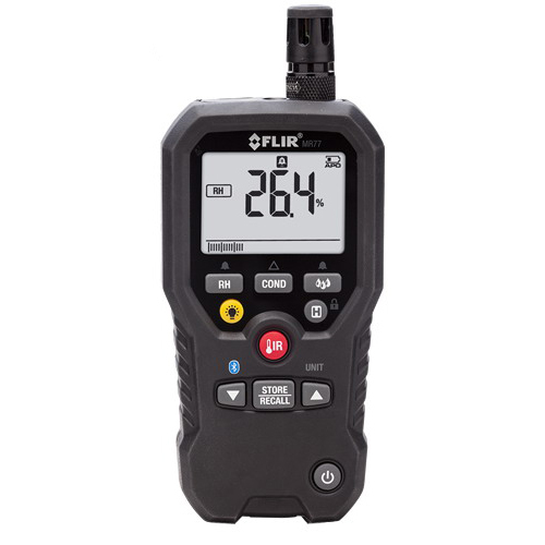 MR77 -NISTL- EXTECH MOISTURE METER W/ BUILT-IN IR TEMP