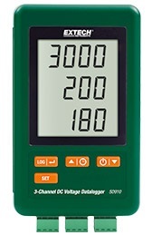 SD910 EXTECH 3-CHANNEL VOLTAGE DATALOGGER