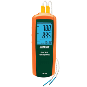 TM300 - DUAL TYPE K/J  INPUT THERMOMETER